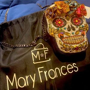 Mary Frances Dia de los Muertos handbag